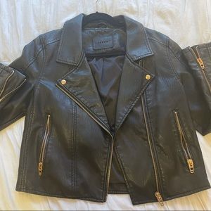 BLANK NYC Faux Leather Moto Jacket